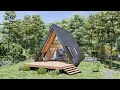 15평 A-FRAME HOUSE_다락이 있는 모듈러 주택_낭만적인 A프레임 세컨하우스