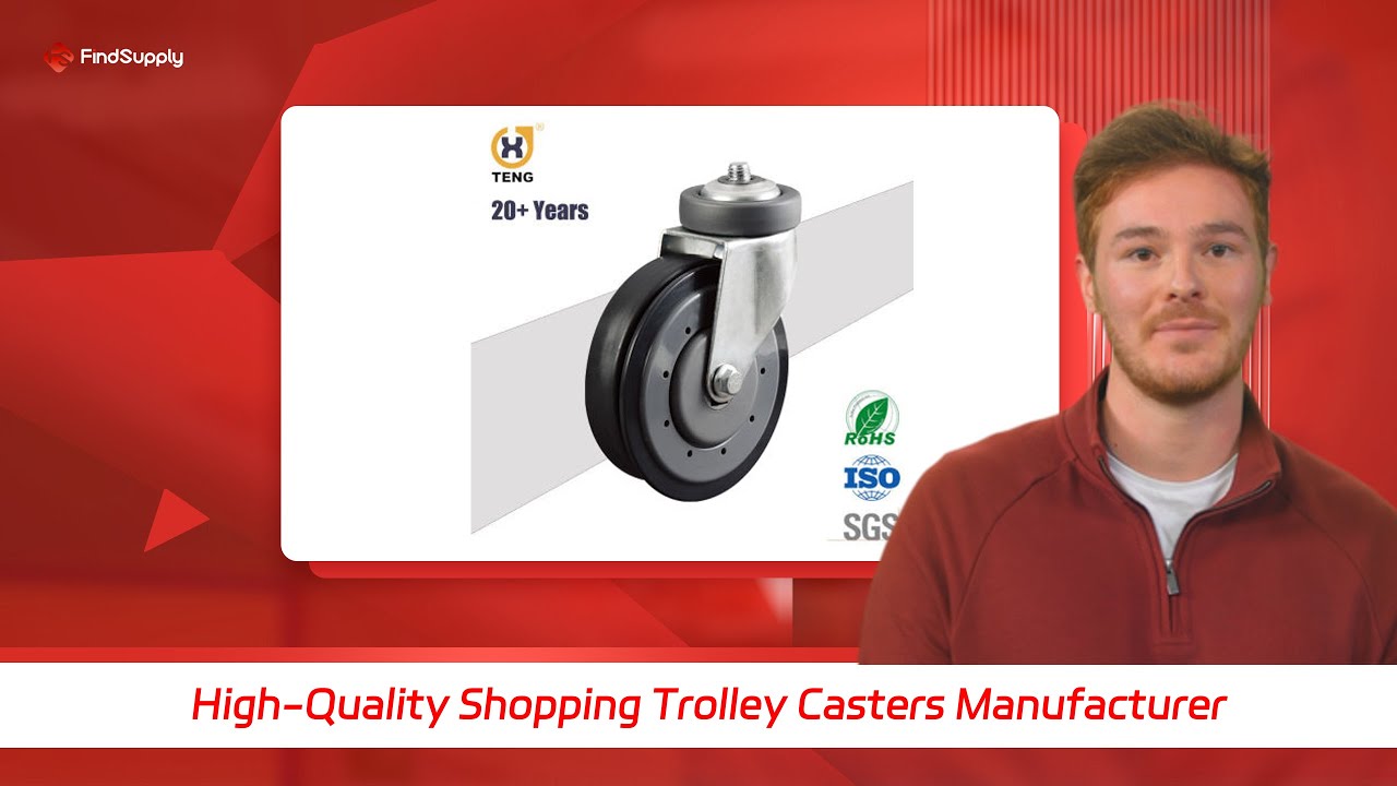 High-Quality Shopping Trolley Casters Manufacturer