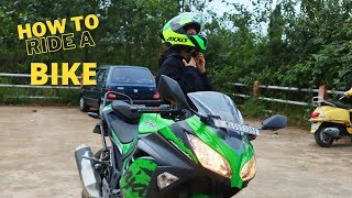 HOW TO RIDE A BIKE/MOTORCYCLE/ BEGINNERS GUIDE