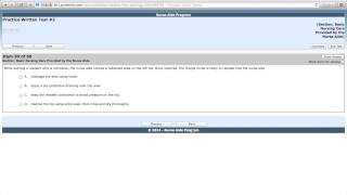 CNA PRAC TEST 2 screenshot 2