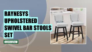 Raynesys Counter Height Bar Stools Review: Stylish & Comfortable Swivel Barstools!