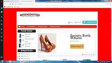 Demo Web Penjualan Batik dengan Php dan MySql