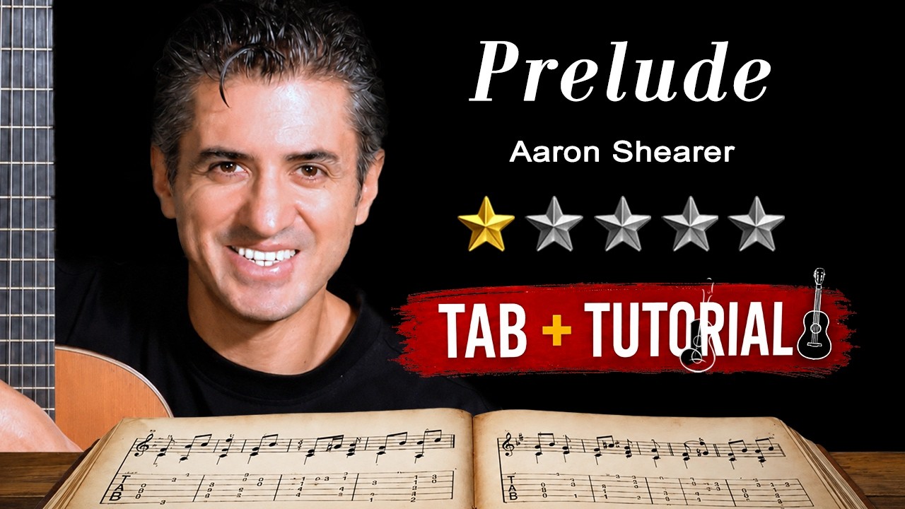 Tonton Prelude by Aaron Shearer | Fingerstyle Guitar Tutorial + Sheet & Tab di YouTube Tonton Prelude by Aaron Shearer | Fingerstyle Guitar Tutorial + Sheet & Tab di YouTube