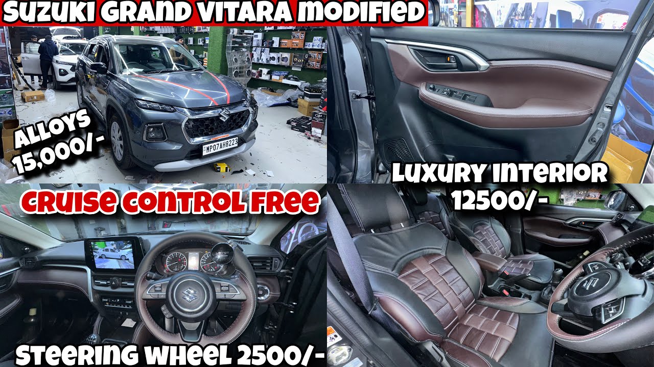   Grand Vitara Sigma 2026 modification ✅Grand Vitara Base model Modification with Price 