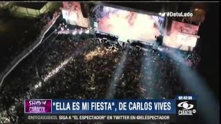Carlos Vives estrenó el video de su canción Ella es mi fiesta