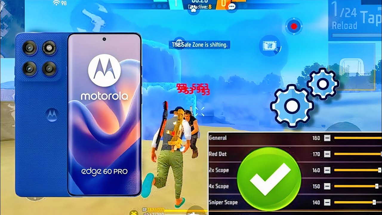 🔥 Sensibilidad Perfecta Free Fire 2025 en Motorola Edge 60 Ultra | DPI + Ajustes Internos Pro