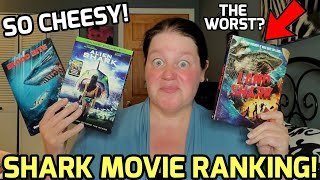 RANKING EVERY HORRIBLE CHEESY SHARK MOVIE FROM WALMART!!! *which one is the best of the worst?*