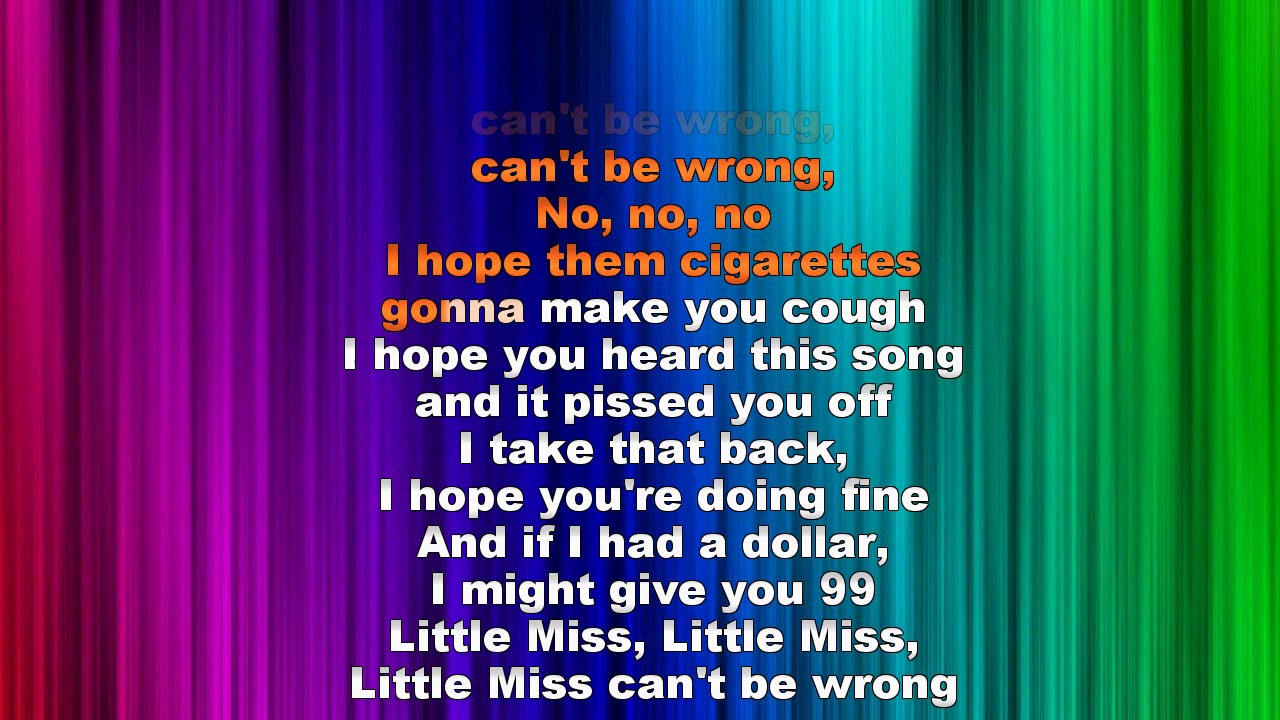 The Spin Doctors Little Miss Can t Be Wrong YouTube the-spin-doctors-little-miss-can-t-be-wrong-youtube