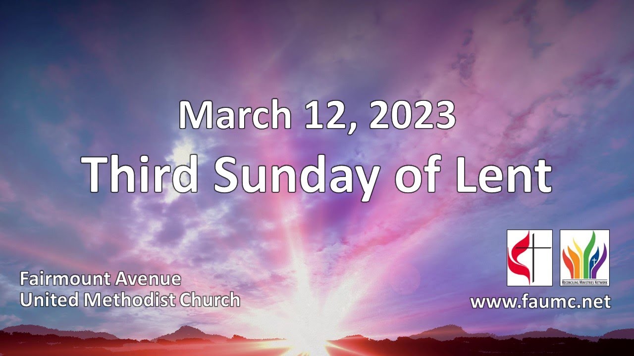 Fairmount Avenue United Methodist Church, Streaming Worship, March 12