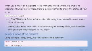 How to Join Numpy References for Array Efficiency