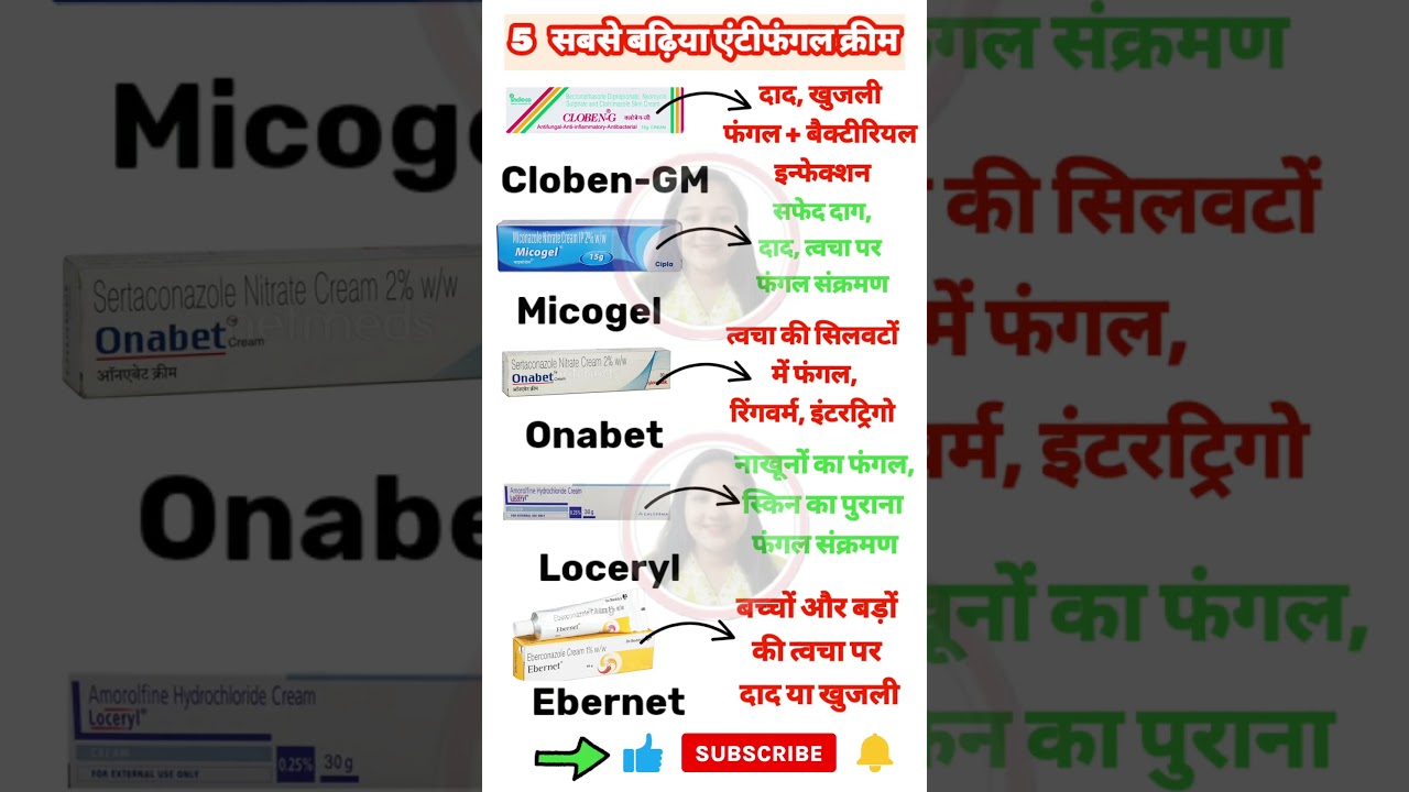 5 सबसे बढ़िया एंटीफंगल क्रीम | 5 Best Antifungal Creams | Creams 