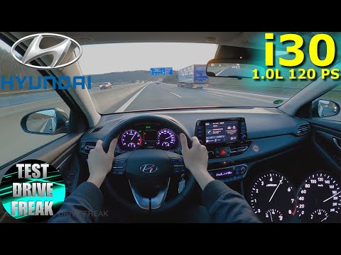 2021 Hyundai i30 1.0 T-GDI 120 PS TOP SPEED AUTOBAHN DRIVE POV