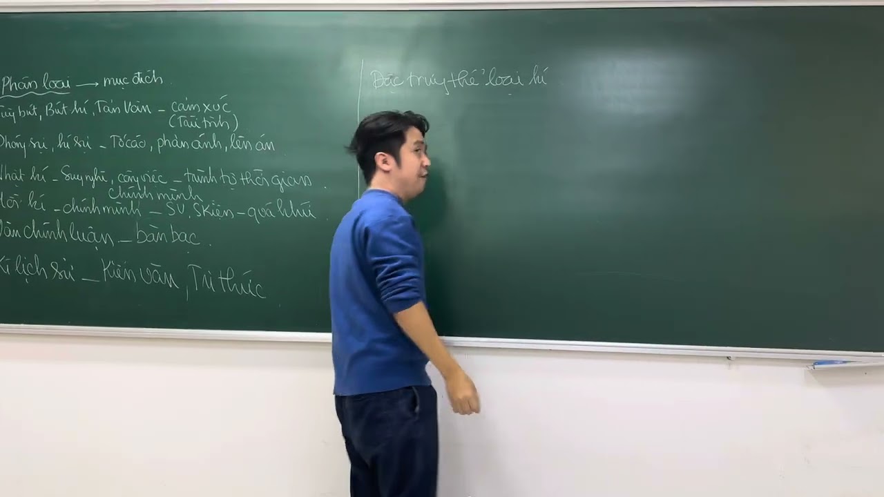 Đặc trưng thể loại của Kí văn học - ngữ văn 12 - lớp văn thầy Nhật - youtube