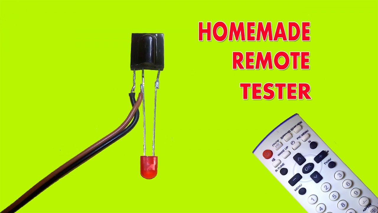 How to make a Simple IR Remote Control Tester - YouTube