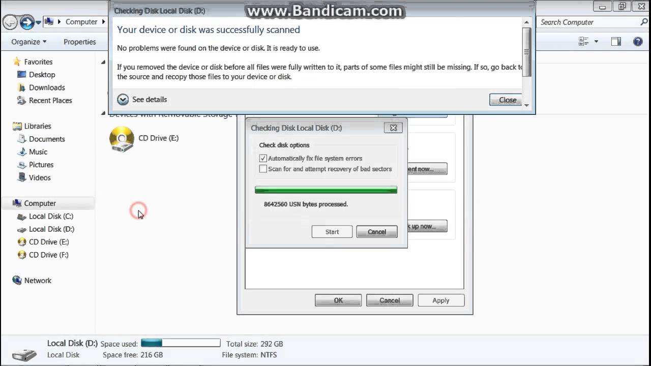 How to use Windows Error Checking YouTube