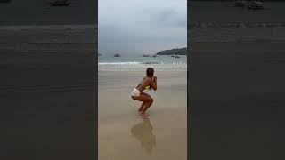 Palawan, Philippines 🇵🇭 outdoor workout, beach life and travel vibes
