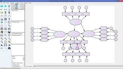 Belajar SEM Amos eps 1 membuat full model - Durasi: 14.42. 