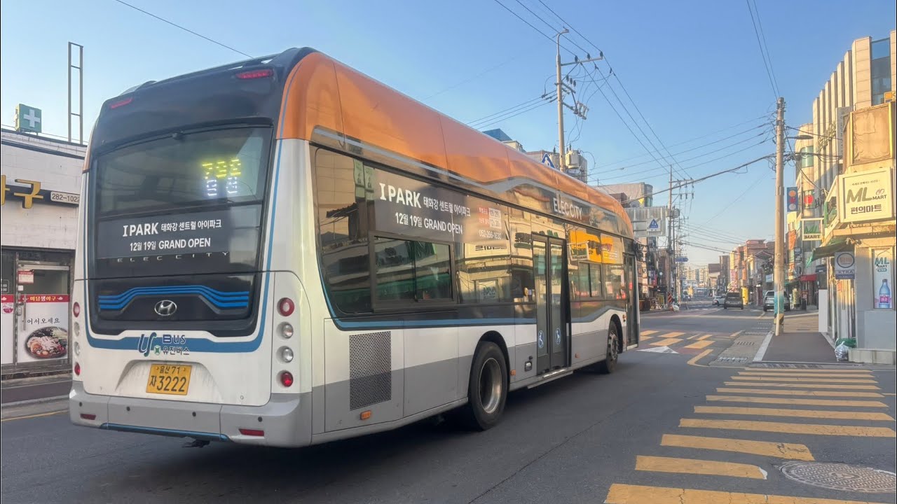 울산 732번 주행영상(농소2동주민센터~울산공항)