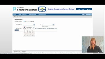 Creating an Absence with SmartFind Express