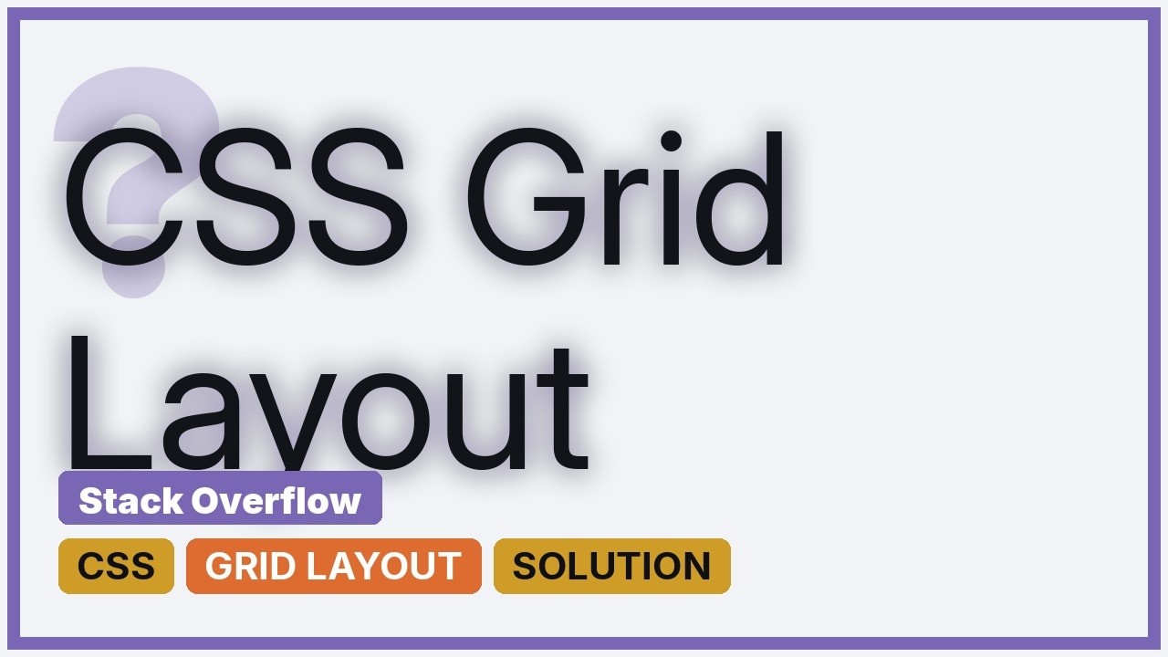 CSS grid: fit a block into an empty space (2 Solutions!!) - YouTube