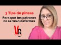 3 tips de pinzas para que tus patrones