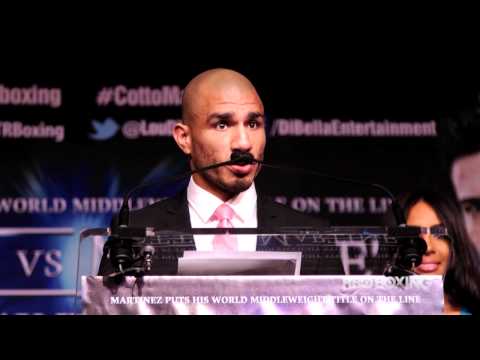 Cotto vs. Martinez Press Conference: HBO Boxing News Update