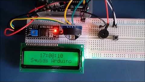 Relógio digital com despertador  - RTC DS3231 (Arduino Básico) - #52
