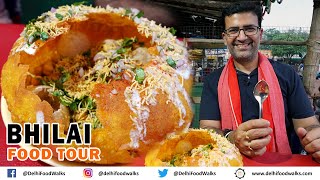 BHILAI-DURG Street FOOD Tour l Item BOMB Chaat + Best Ever RABRI & Royal Bhalla + DARLING Chicken