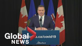 Coronavirus: Kenney announces first COVID-19 vaccine administered in Alberta, new supports | FULL