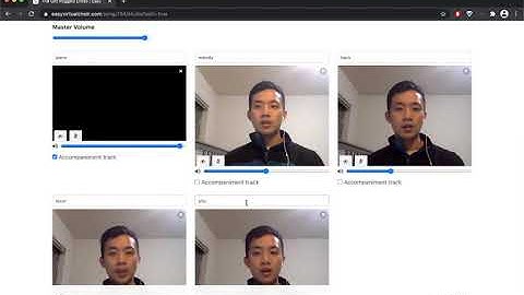 Sing with a shy ensemble on Easy Virtual Choir!
