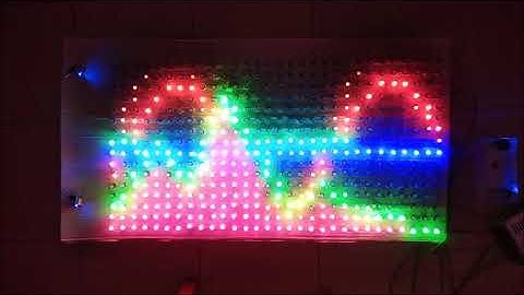 Audio Visualization Using  sACN/E1.31 Protocol.