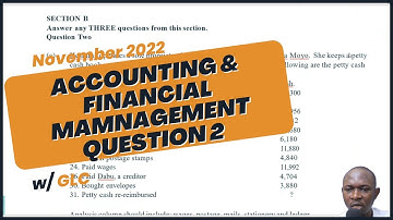 CHRP ACCOUNTING AND FINANCIAL MANAGEMENT NOVEMBER 2022 Q2