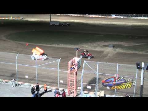 Ohsweken Speedway Sept 3/10 CorrPAK Sprint Last 3 ...