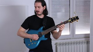 Guitar Improvisation Over Fusion/Funk Guitar Backing Track in Gm