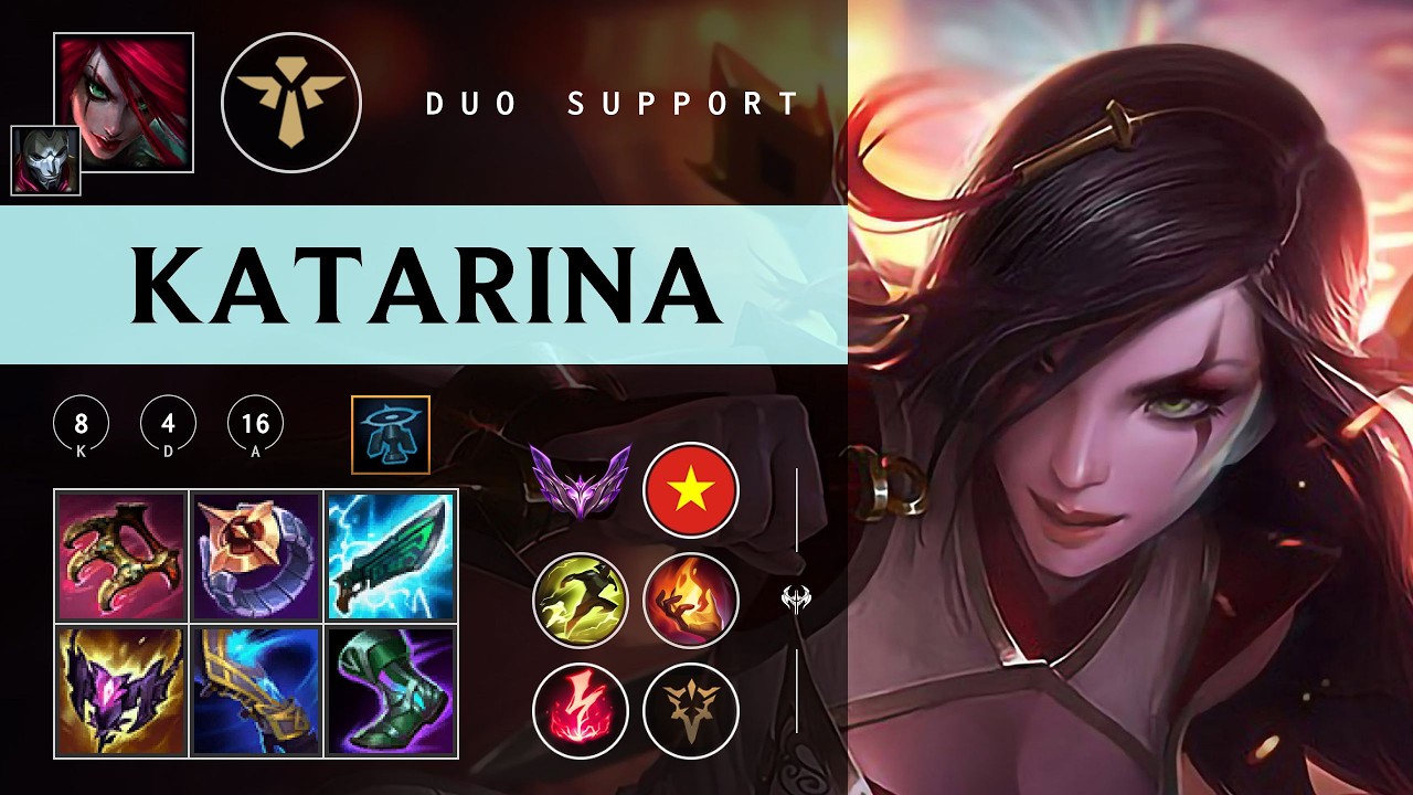Katarina Support vs Thresh - VN Master Patch 26.04