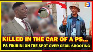 Bodyguard Linked to  Shooting of Youth Organizer Cecil Ouma After PS Fikirini Jacobs' Nairobi Event