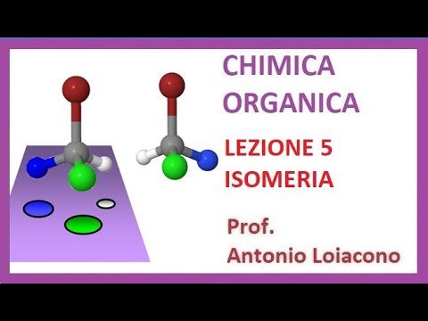 CHIMICA ORGANICA - Lezione 5 - Isomeria