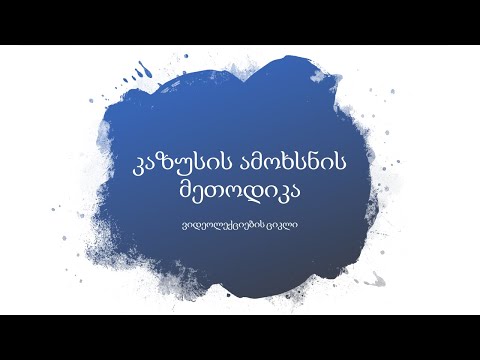 წარმომადგენლობა (ლექცია)