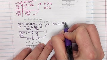 Algebra: Solving Multi-Step Inequalities