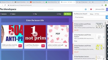 Tes Teach with Blendspace   Create & Find Free Multimedia Lessons   Google Chrome 9 1 2019 12 49 54