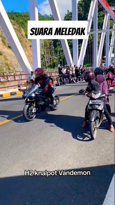 SUARA H2 BIKIN MLONGO😱 #ninja #kawasaki #h2