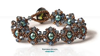 Florere Bracelet - DIY Jewelry Making Tutorial by PotomacBeads