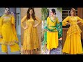 Beautiful Yellow Suit Designs || Designer Yellow Suit And Dresses Ideas