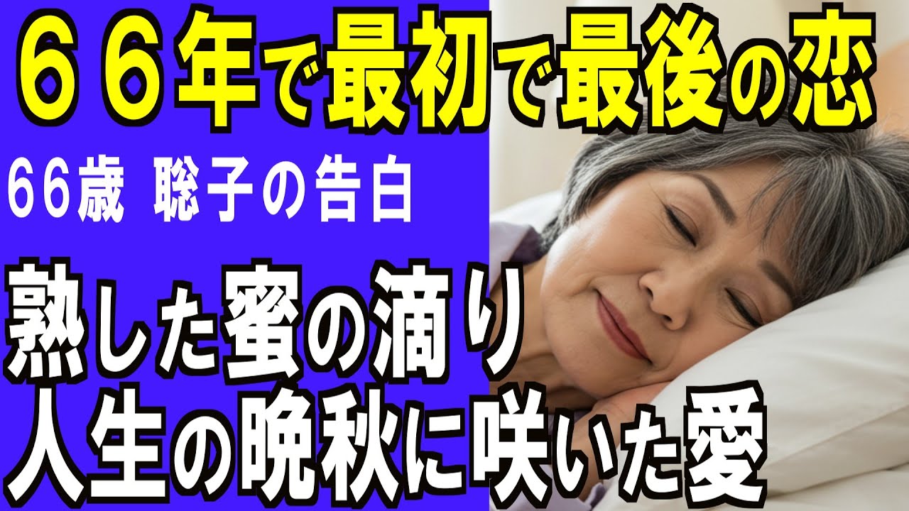 【高齢者 恋愛】熟した蜜の滴り〜人生の晩秋に咲いた愛〜66歳、諦めていた女が見つけた最後の恋　#シニアの恋愛倶楽部 #シニア恋愛 #大人の恋愛  #セカンドライフ #熟年恋愛