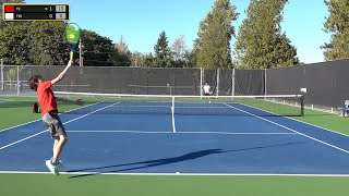 2021 High School JV singles #2 tennis match - TJ vs FW