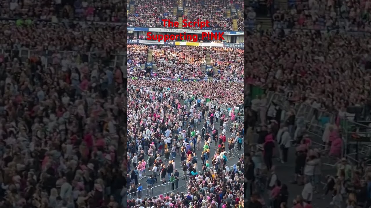 The Script supporting P!NK #thescript #thescriptfamily #pink #popmusic #summercarnival