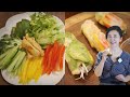 Diy fresh vegetable spring rolls with amazing dipping sauce by jia choi