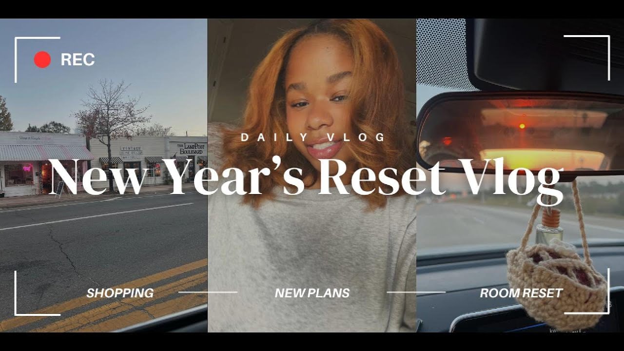 Новогодняя перезагрузка: видеоблог ♡ | (новая камера 📸, обновление комнаты и т.д.)