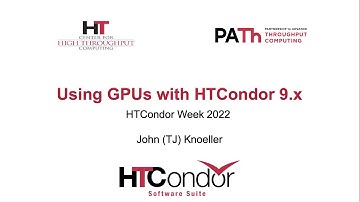 What GPUs Look Like to HTCondor