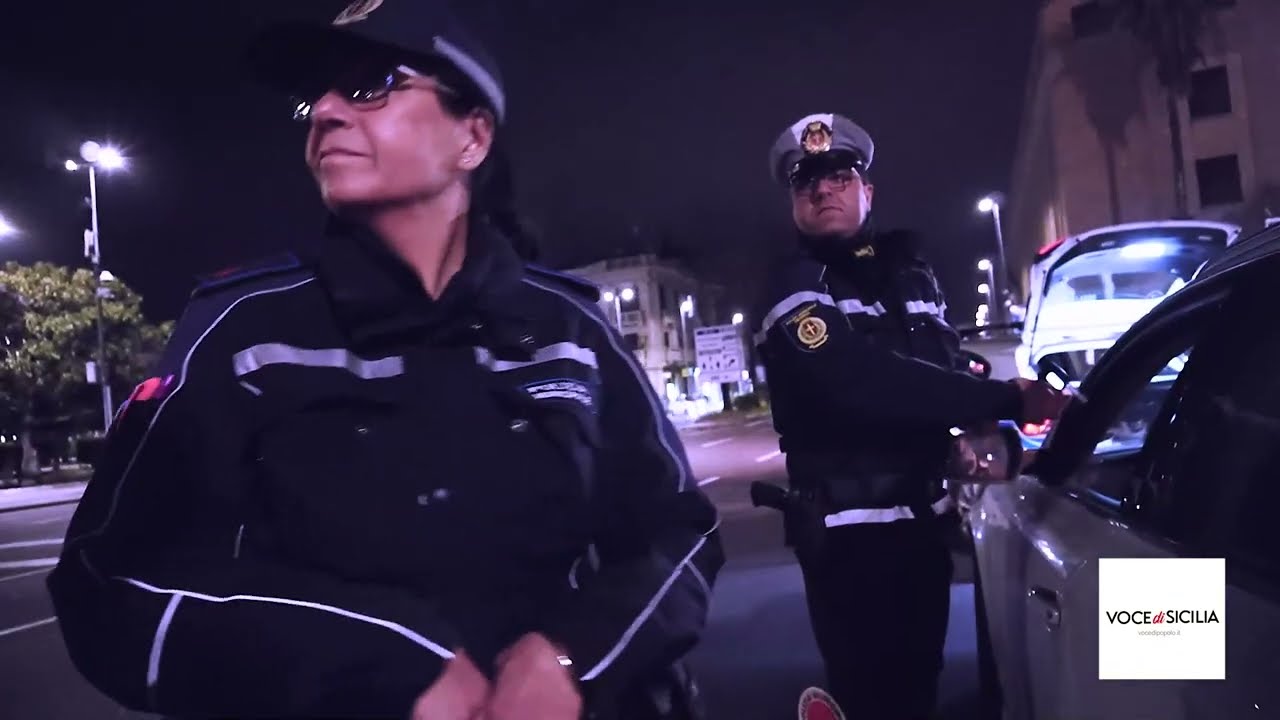 Servizio Notturno - Voce di Sicilia con la Polizia Municipale